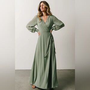 Baltic Born Sage Kelsey Wrap Dress